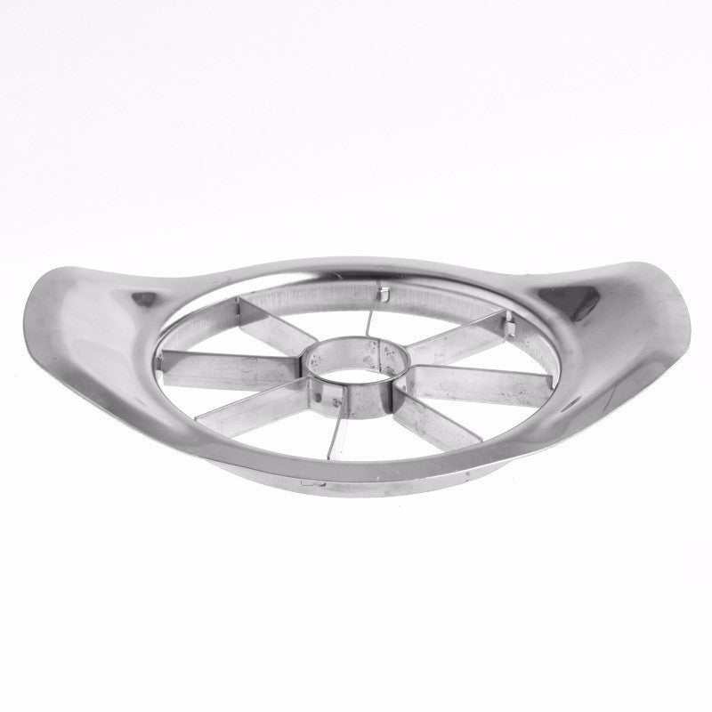 Stainless steel kitchen gadget cutter slicer for fruits and vegetables with handles and segmented blades