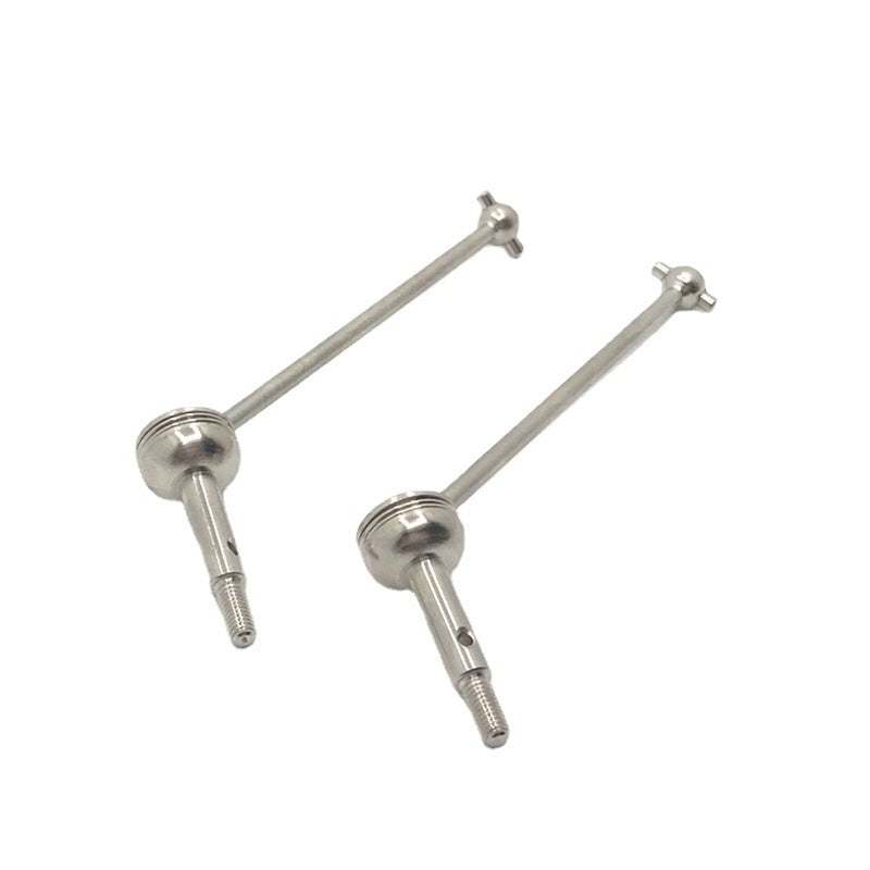 Metal upgrade CVD drive shafts for Weili remote control car accessories, black and silver color options.